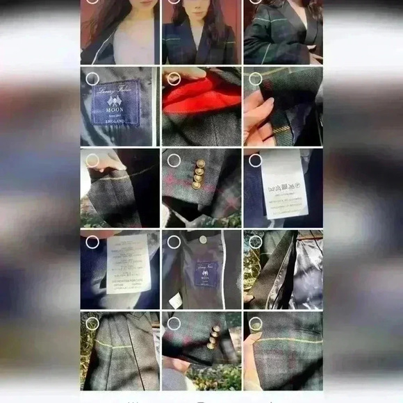 J. Crew Collection blazer Christmas style Campbell Blazer in Tartan size xs 2 - Picture 10 of 17